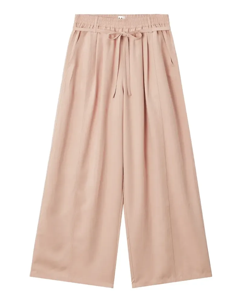 b+ab pleated wide-leg trousers - Rosa Rosa