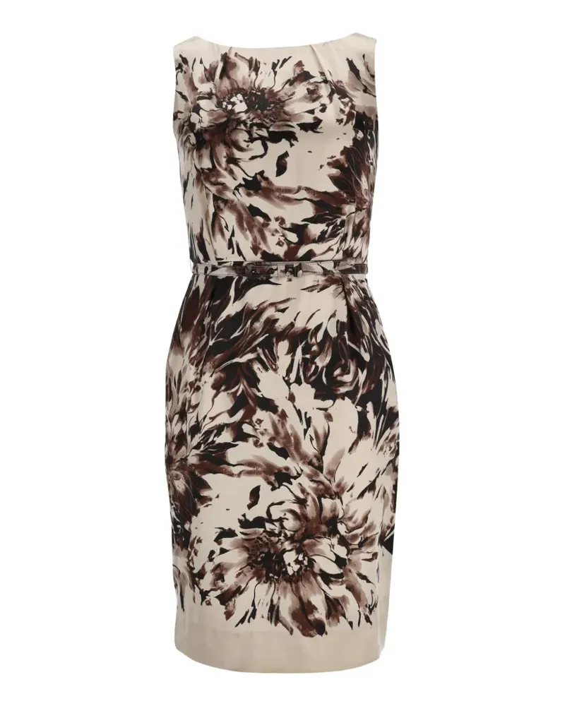 Max Mara Kleid mit Gürtel - Nude Nude