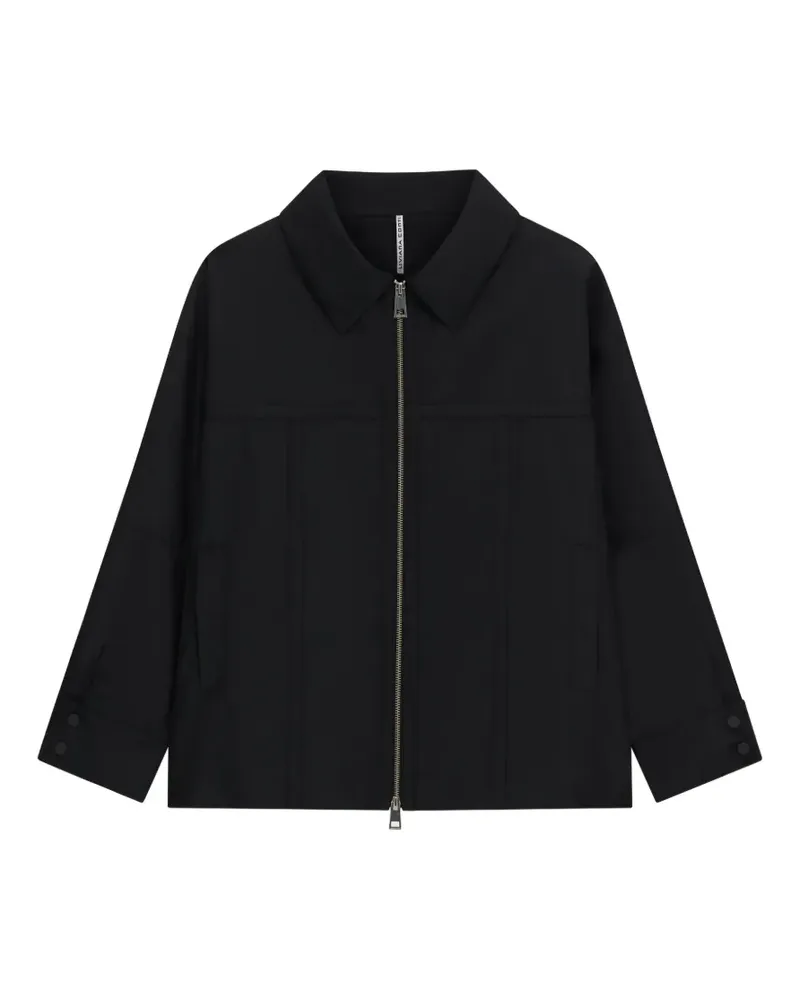 Liviana Conti front zip jacket - Schwarz Schwarz