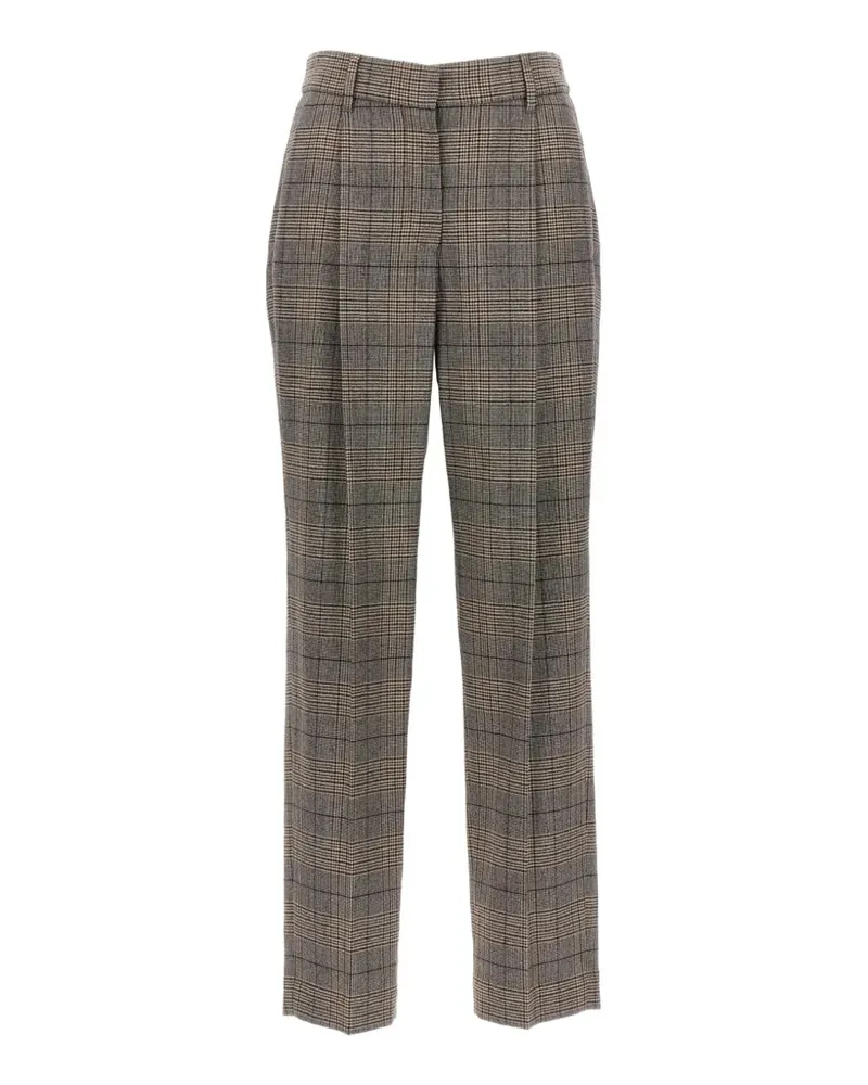 Brunello Cucinelli plaid trousers - Nude Nude