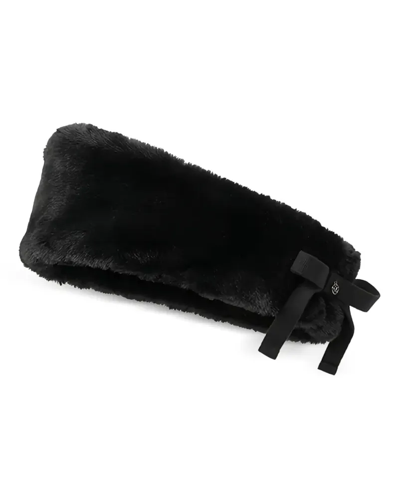 Maison Michel Zaza Hut mit Schleife - Schwarz Schwarz