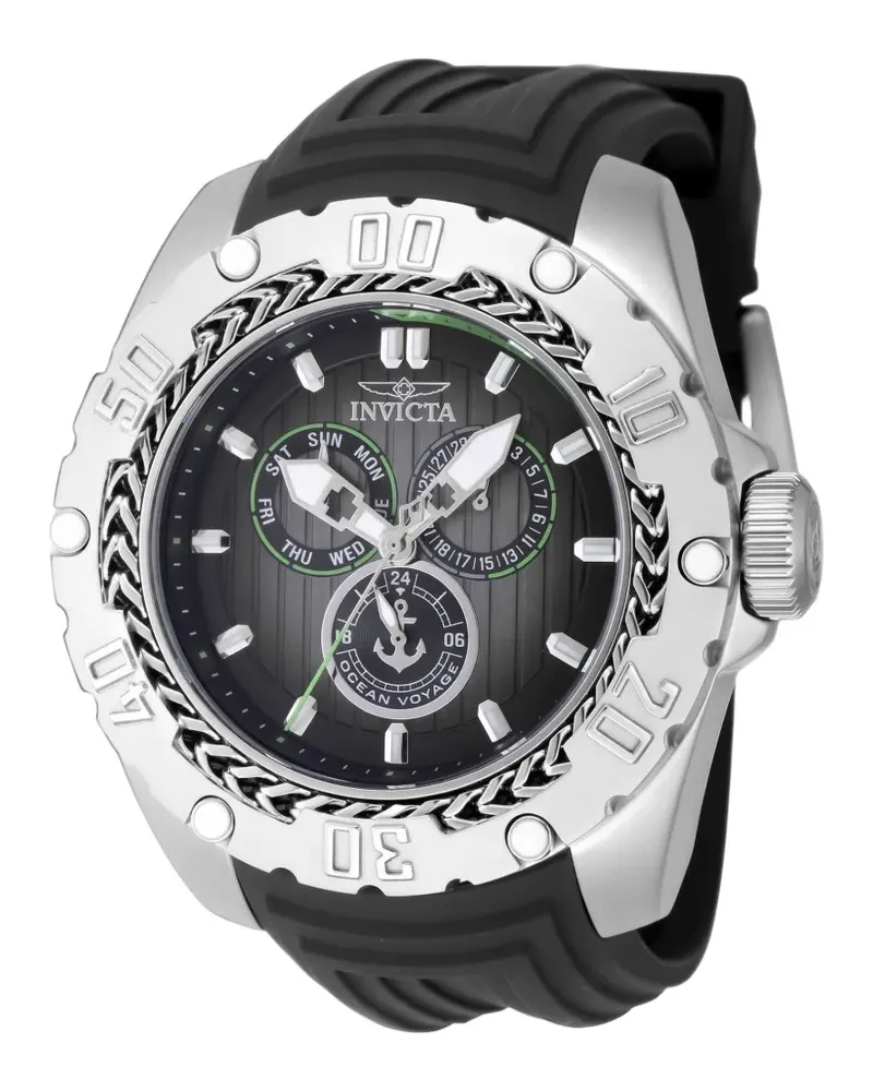 Invicta Ocean Voyage 5mm watch - Schwarz Schwarz