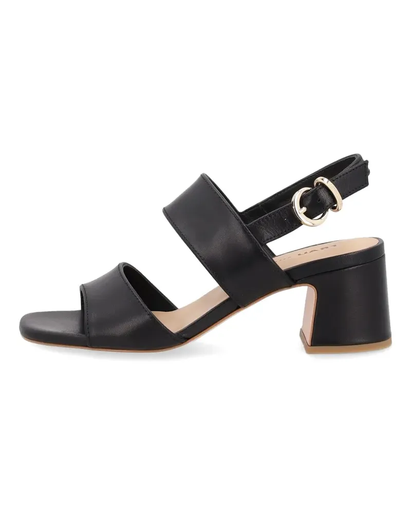 FRAU block-heel leather sandals - Schwarz Schwarz