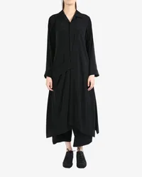 Yohji Yamamoto draped dress Schwarz