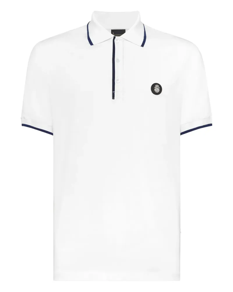 Billionaire Poloshirt mit Kontrastdetail - Weiß Weiß