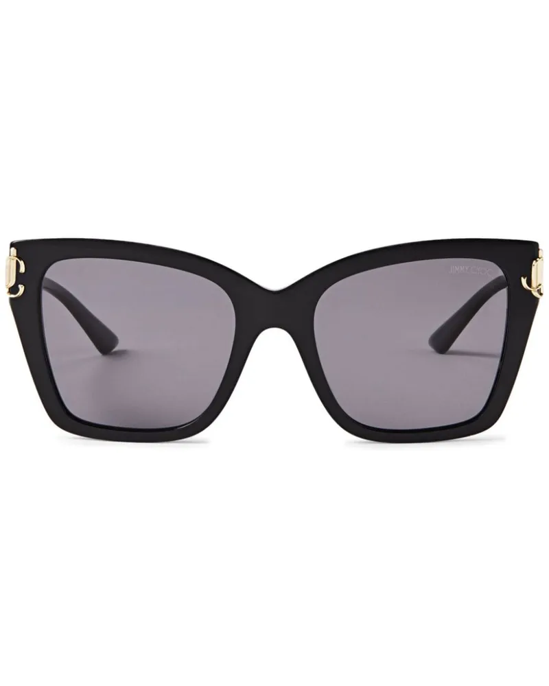 Jimmy Choo Kira Cat-Eye-Sonnenbrille - Schwarz Schwarz