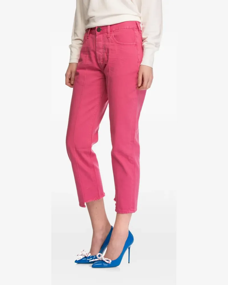 One Teaspoon Truckers raw-cut jeans - Rosa Rosa
