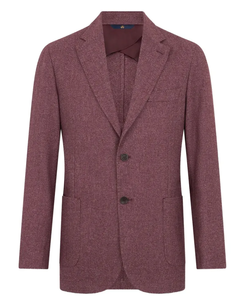 Brooks Brothers Sakko mit fallendem Revers Rot