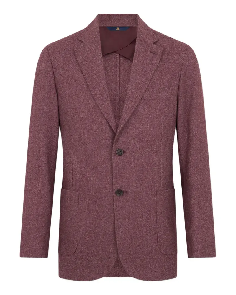 Brooks Brothers Sakko mit fallendem Revers Rot