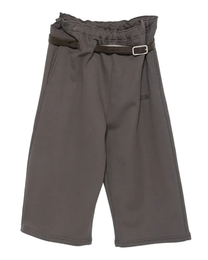Magliano Provincia belted paperbag-waist shorts - Braun Braun