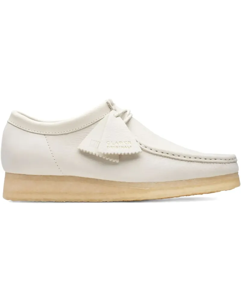 Clarks Wallabee Stiefel - Weiß Weiß