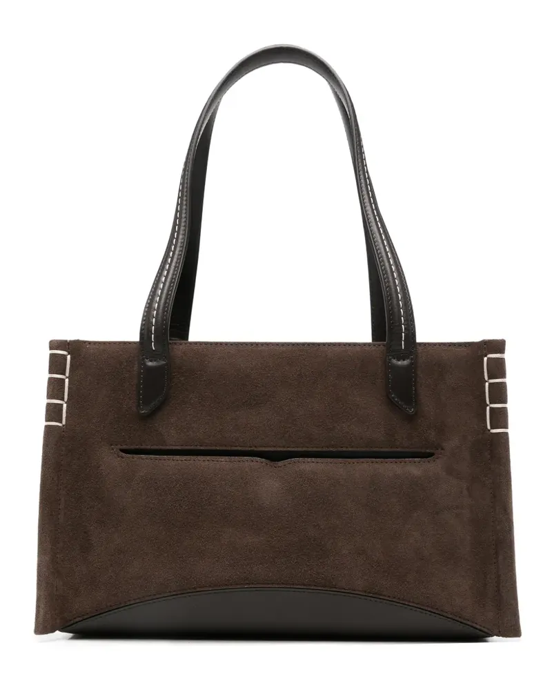 J.W.Anderson Längliche Loafer Cabas Schultertasche - Braun Braun