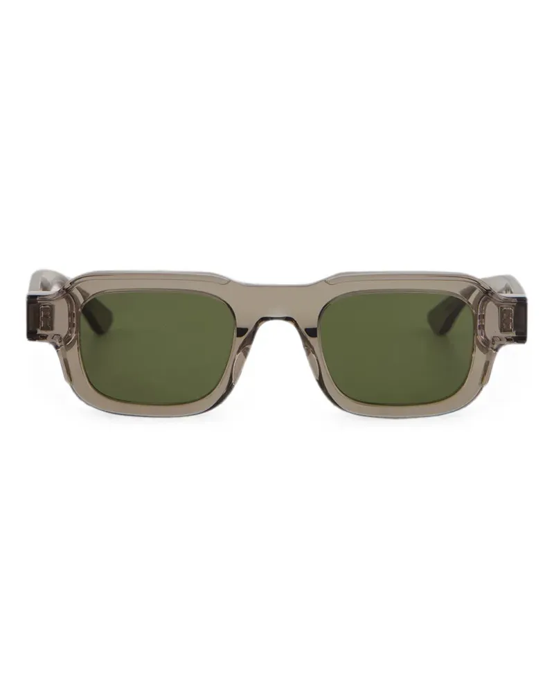 Thierry Lasry Sonnenbrille mit eckigem Gestell - Nude Nude