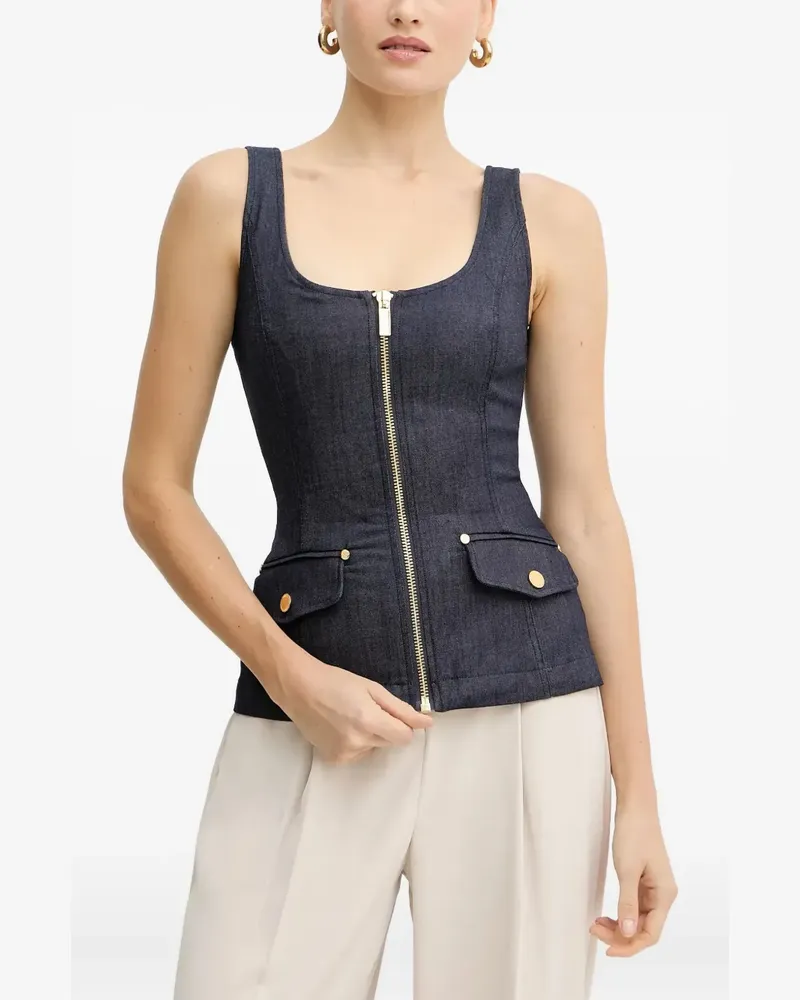 MARCIANO Los Angeles Oberteil mit Reißverschlusstasche - Blau Blau