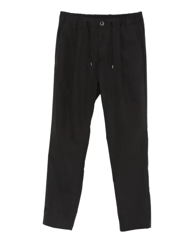 Herno Hose mit Kordelzug - Schwarz Schwarz