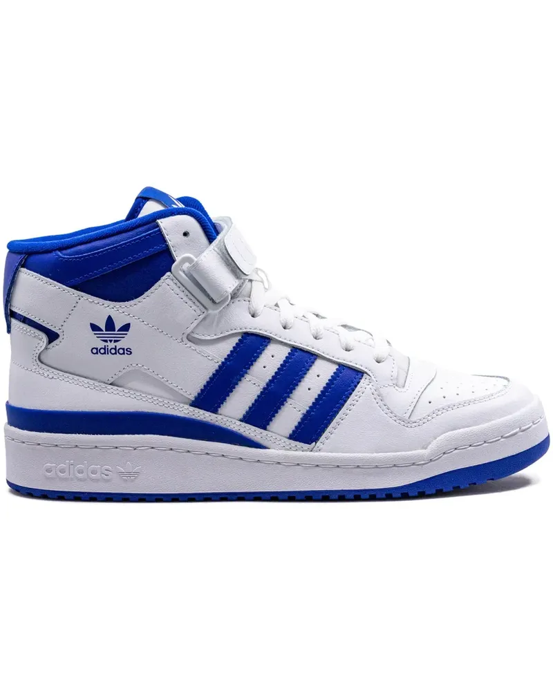 adidas Forum Mid White/Royal Sneakers - Weiß Weiß