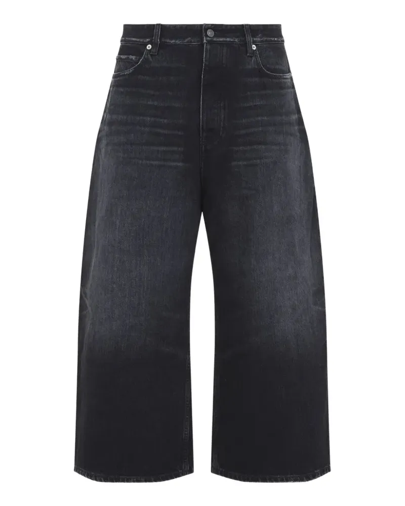 Balenciaga Curved Jeans in Schwarz Schwarz