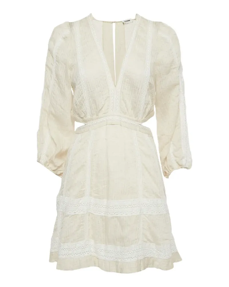 Sandro Alaya Kleid mit Cut-Out - Nude Nude