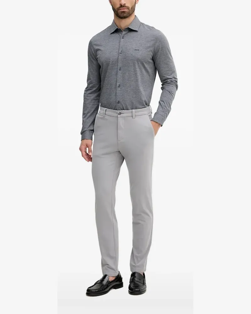 HUGO BOSS Langärmeliges Hemd - Grau Grau
