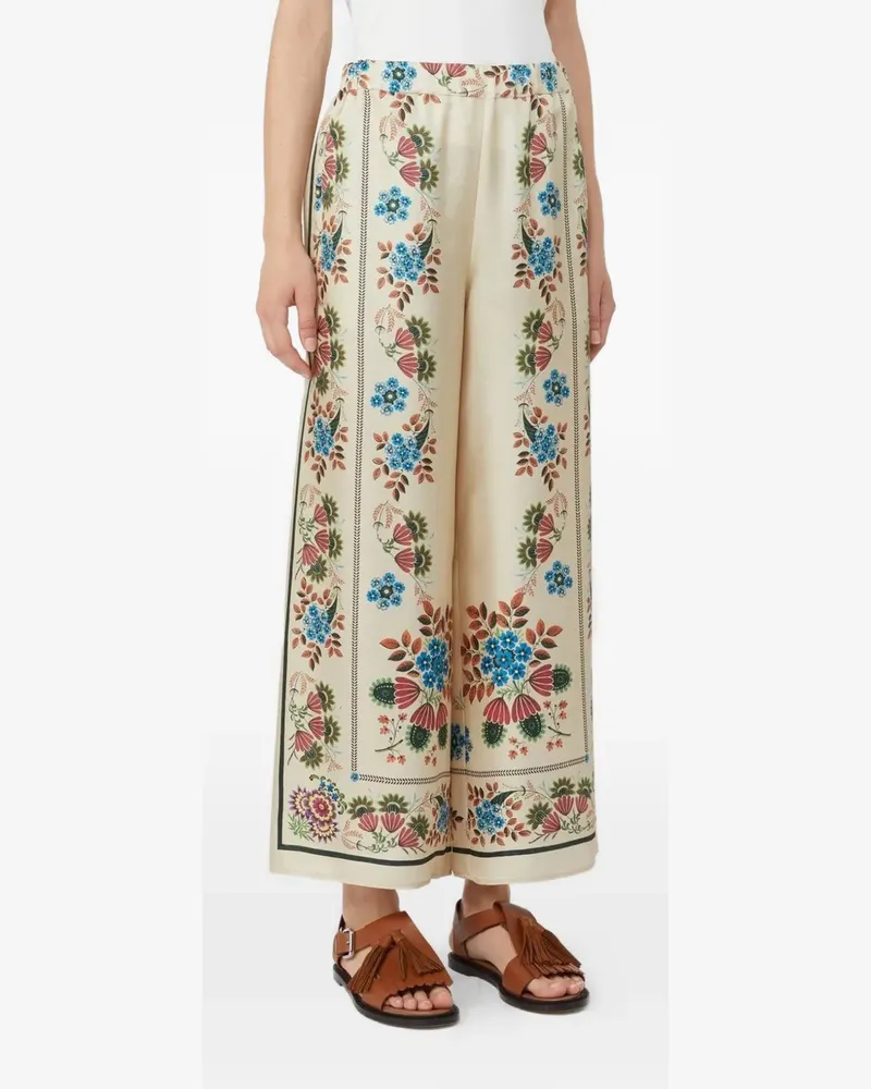 Max Mara WKDSNACK printed trousers - Nude Nude