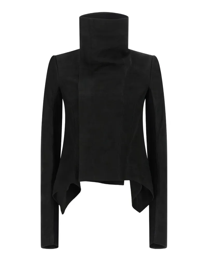 Rick Owens Naska Biker leather jacket - Schwarz Schwarz