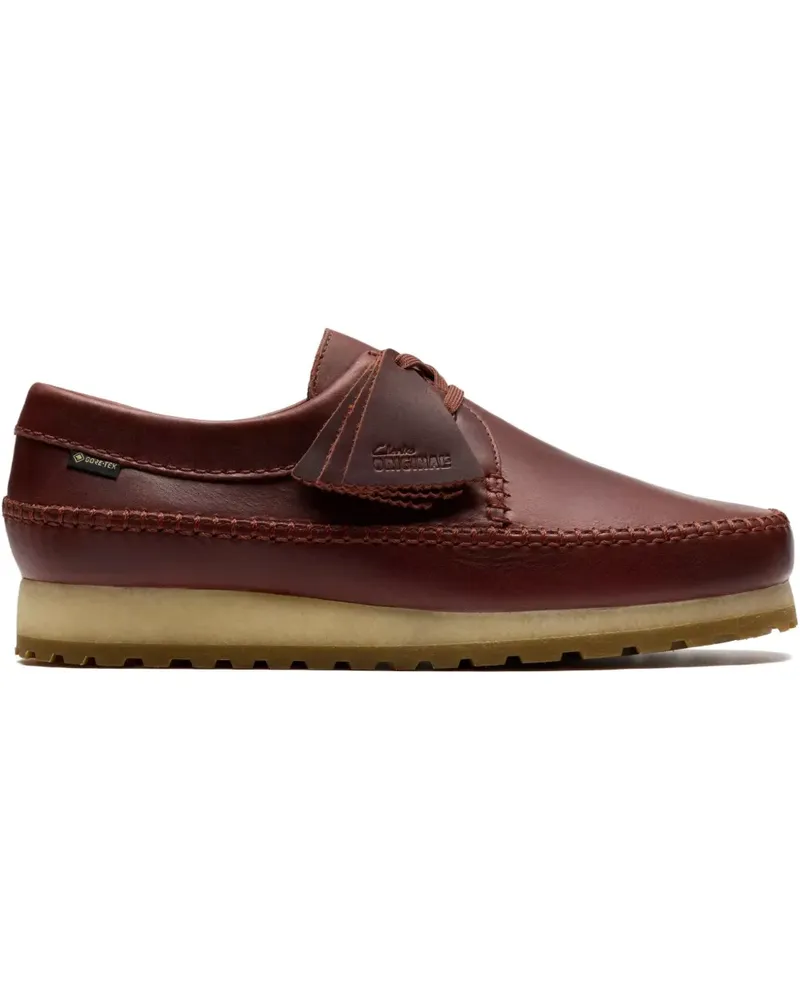 Clarks lace-up leather Derby - Braun Braun