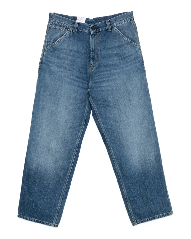 Carhartt WIP OG Single Knee logo-patch jeans - Blau Blau