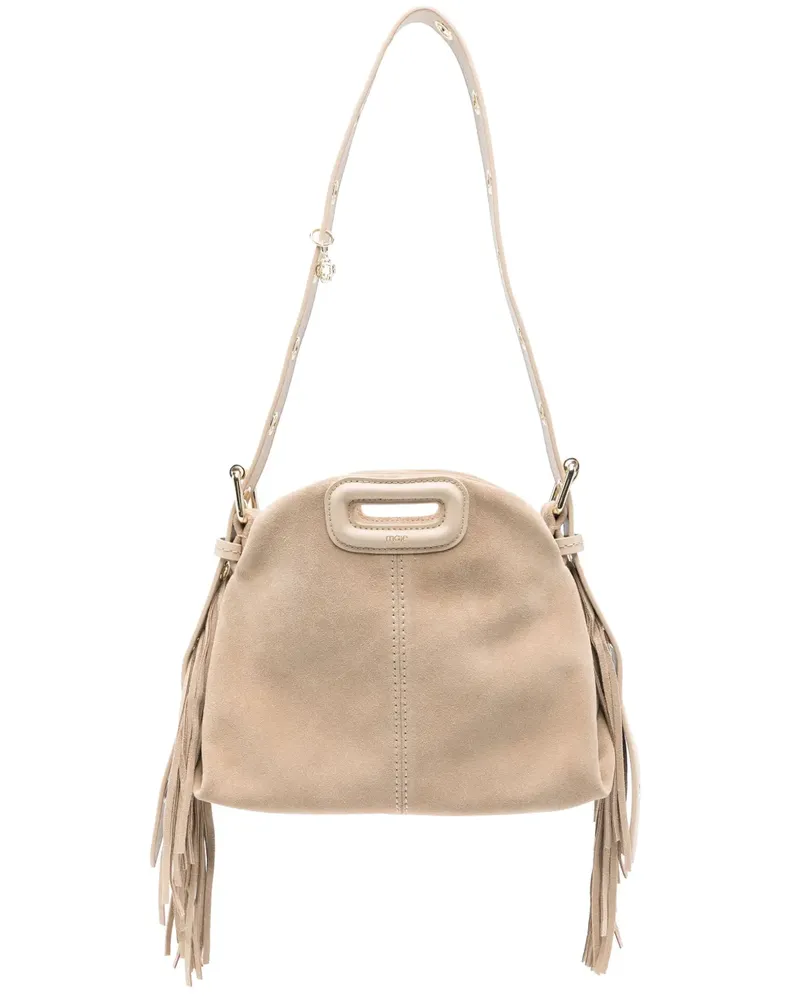 Maje Mini Miss M Tote Bag - Nude Nude