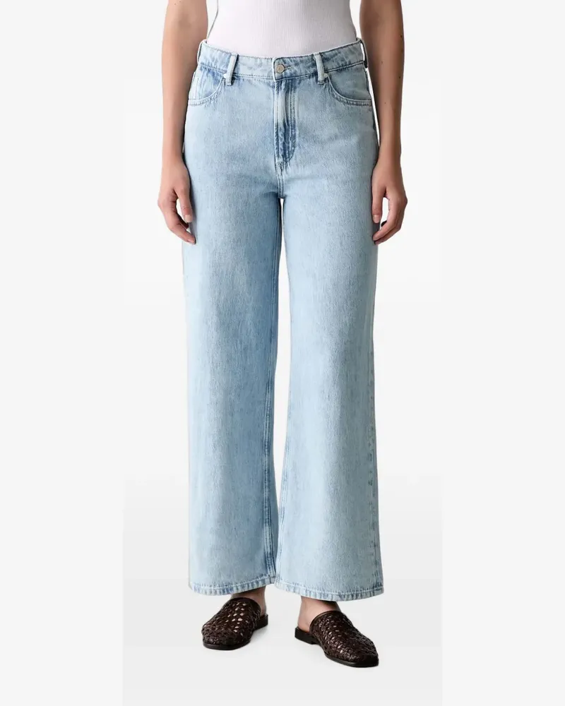 Marc O'Polo Weite Jeans mit Gürtelschlaufe - Blau Blau