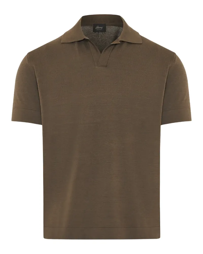 Brioni Klassisches T-Shirt - Braun Braun
