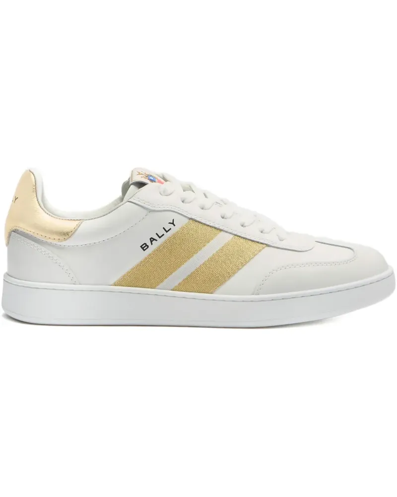 Bally Sneakers mit Streifen - Weiß Weiß