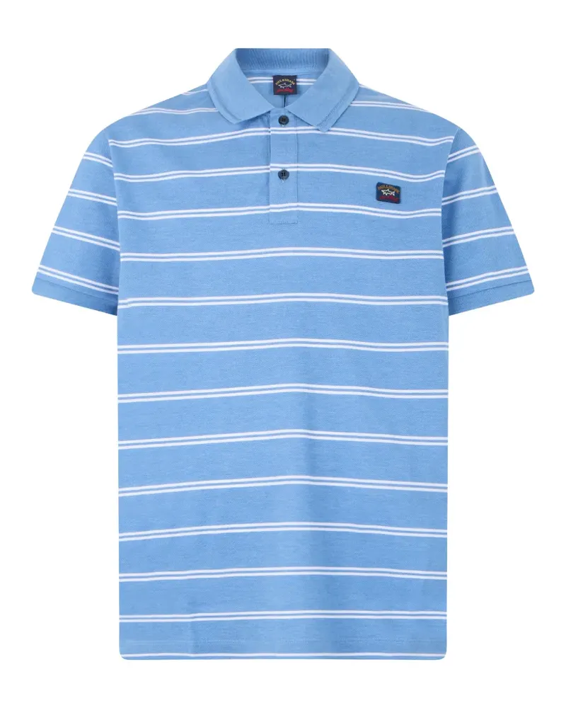 Paul & Shark Gestreiftes Poloshirt - Blau Blau