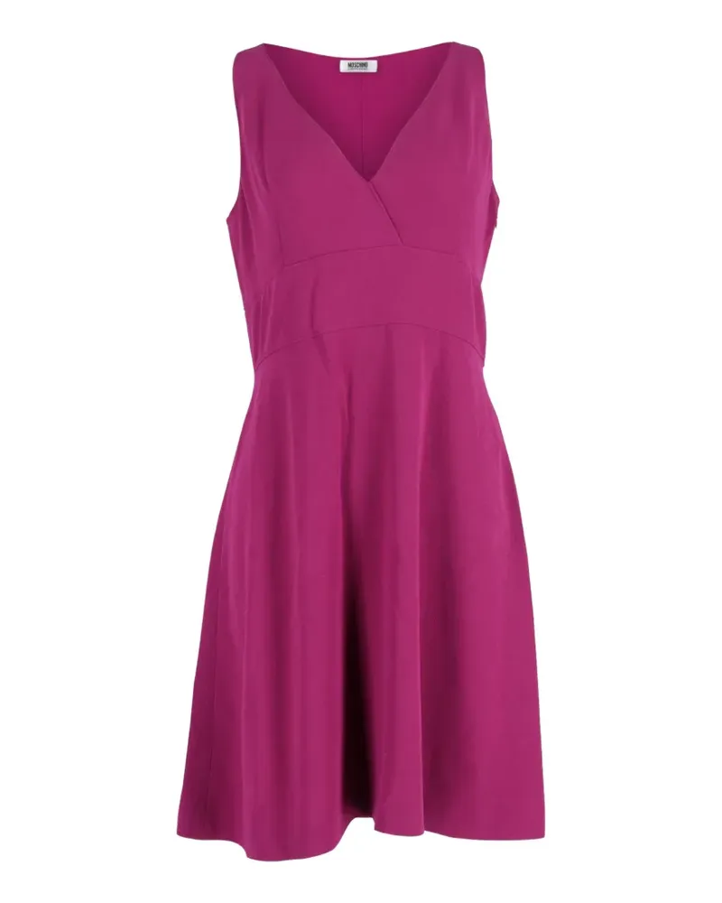 Moschino V-neck mini dress - Violett Violett