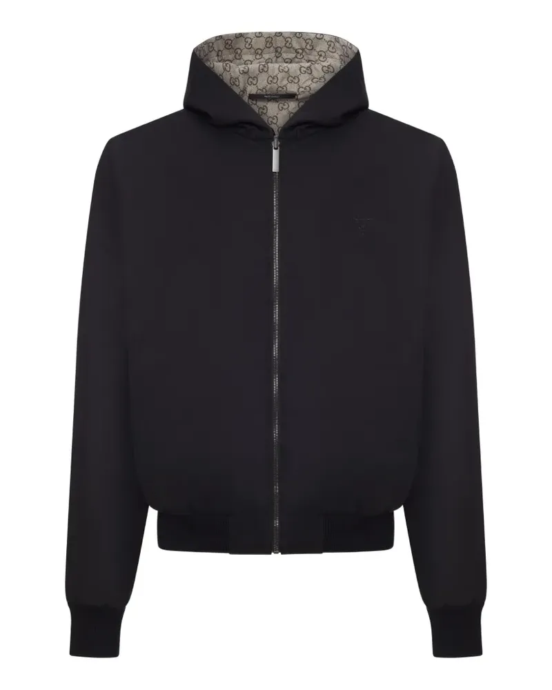 Gucci GG reversible hoodie - Schwarz Schwarz