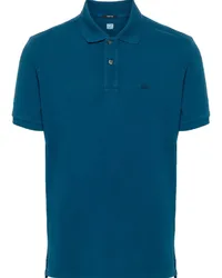 C.P. Company Poloshirt mit Logo-Stickerei Blau