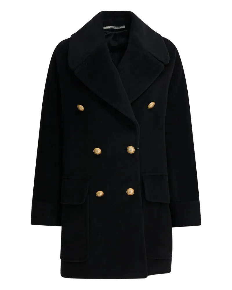 Tagliatore Doppelreihiger Mantel - Schwarz Schwarz