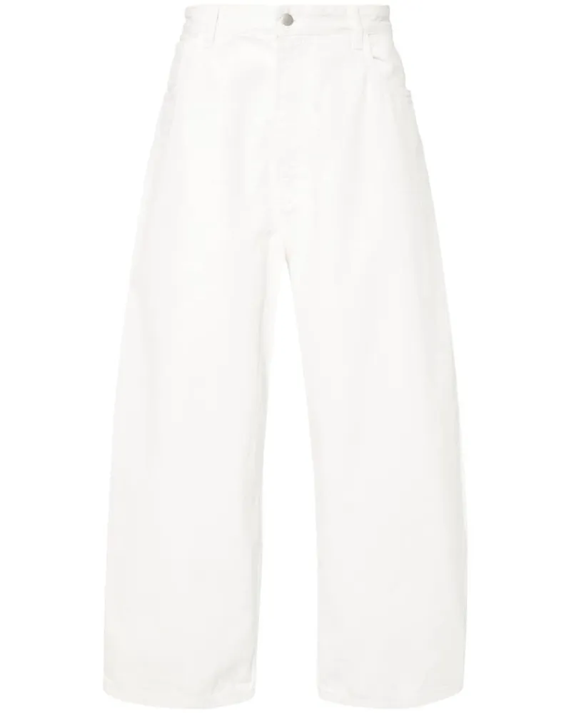 Studio Nicholson Paolo Jeans mit weitem Bein - Weiß Weiß