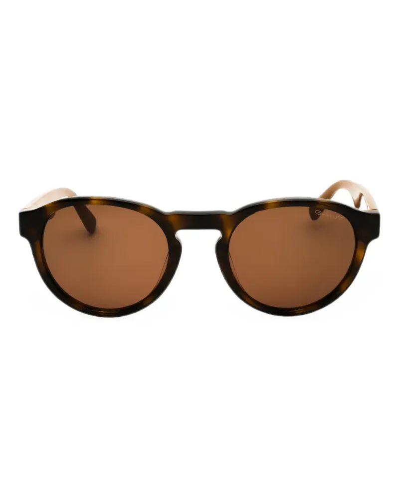 Gant Sonnenbrille mit rundem Gestell - Braun Braun