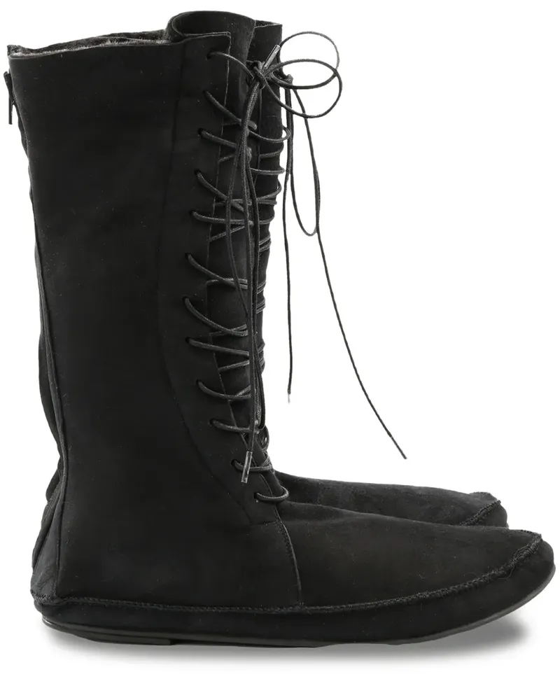 The Row leather boots - Schwarz Schwarz
