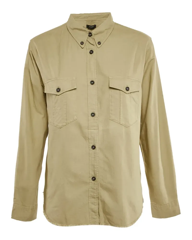 Isabel Marant flap-pocket shirt - Nude Nude
