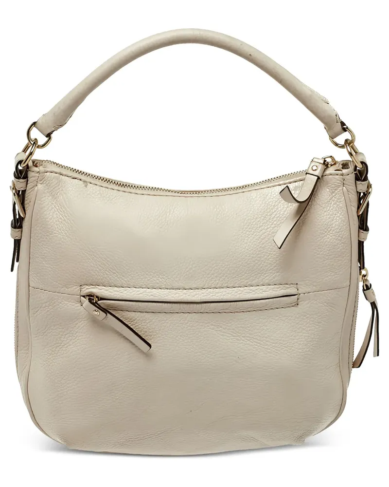 Kate Spade 2024 Reißverschlusstasche aus Leder - Nude Nude