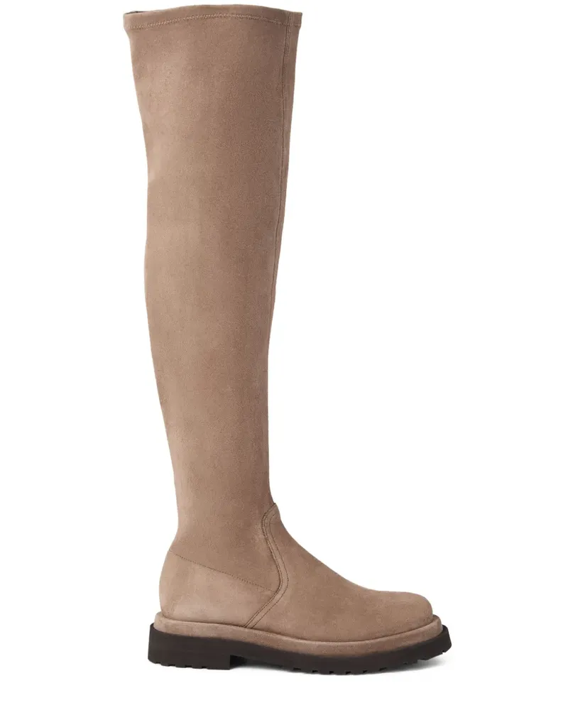 Brunello Cucinelli Stiefel mit Ziernaht - Braun Braun