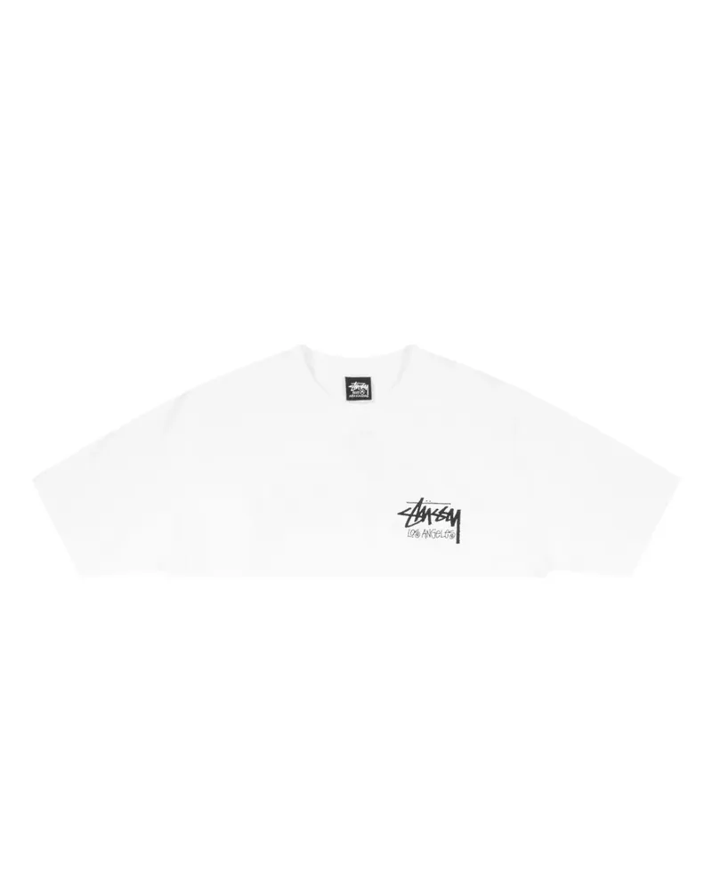 Stüssy logo T-shirt - Weiß Weiß