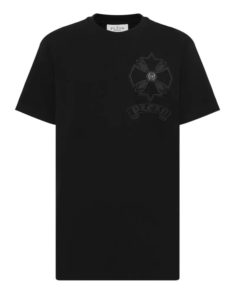 Philipp Plein T-Shirt mit grafischem Print - Schwarz Schwarz