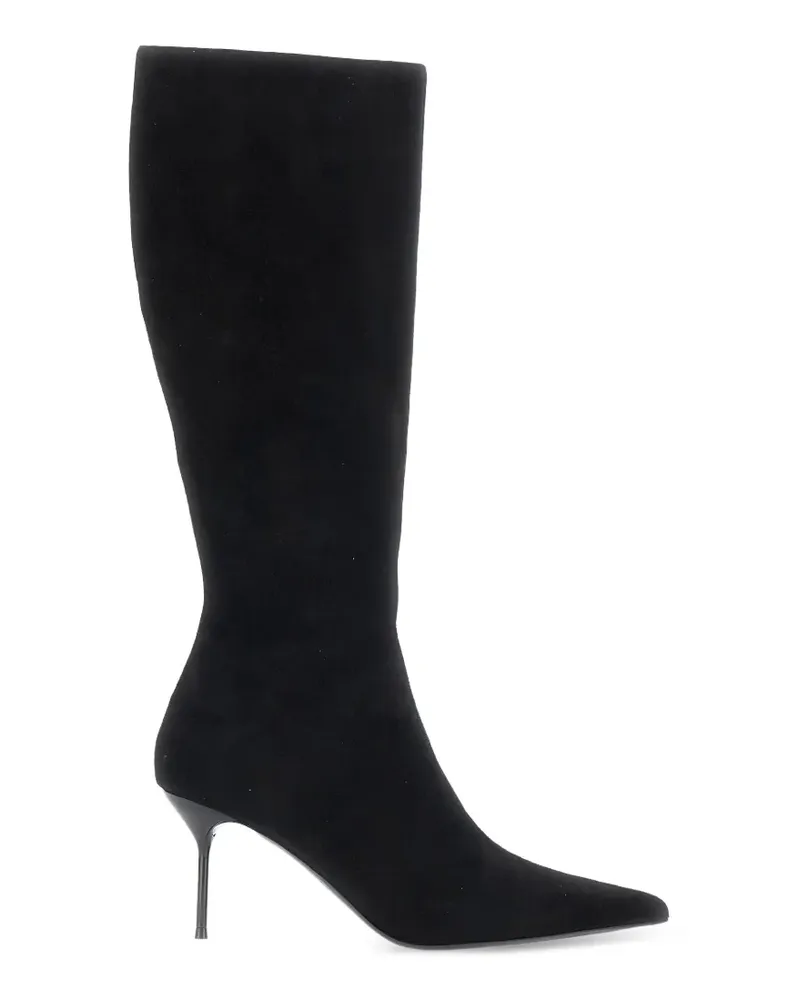 Paris Texas Lidia Stiefel mit spitzer Kappe - Schwarz Schwarz