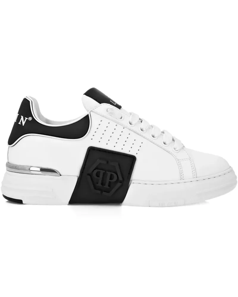 Philipp Plein Sneakers mit Einsätzen - Weiß Weiß