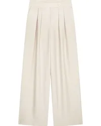 Dries van Noten Plissierte Palazzohose Nude