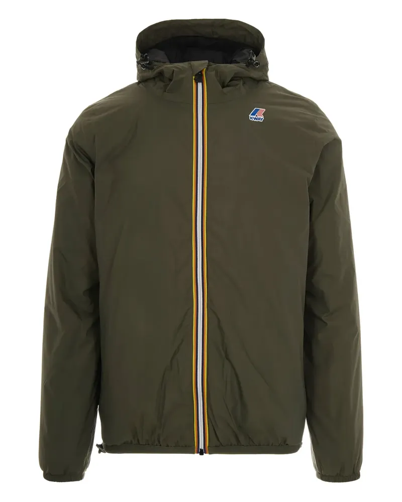 K-Way Kapuzenjacke mit Reißverschluss - Grün Grün