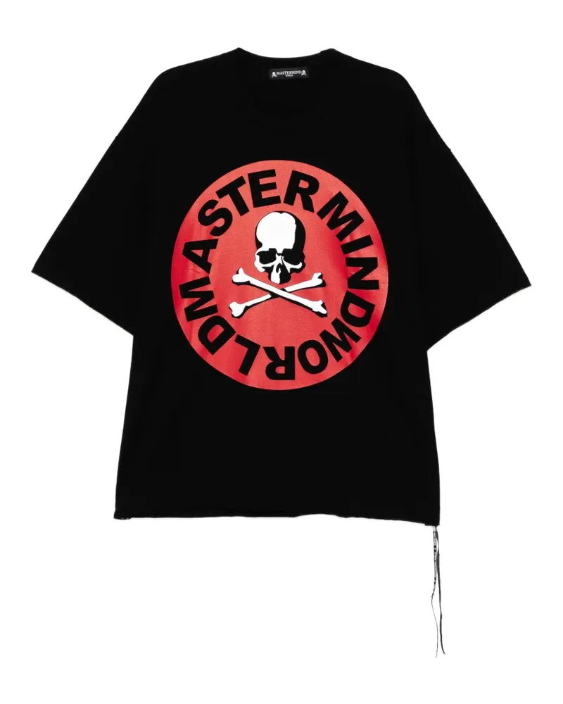 Mastermind World T-Shirt mit Totenkopf - Schwarz Schwarz
