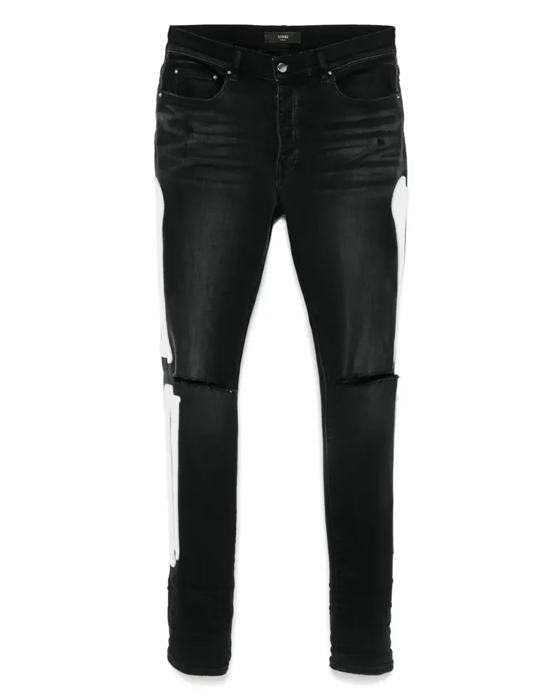Amiri Slash Jeans - Schwarz Schwarz